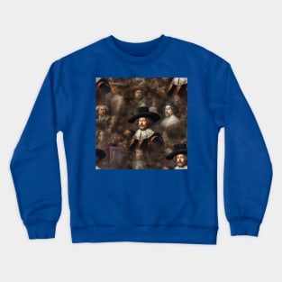 Rembrandt Paintings Mashup Crewneck Sweatshirt